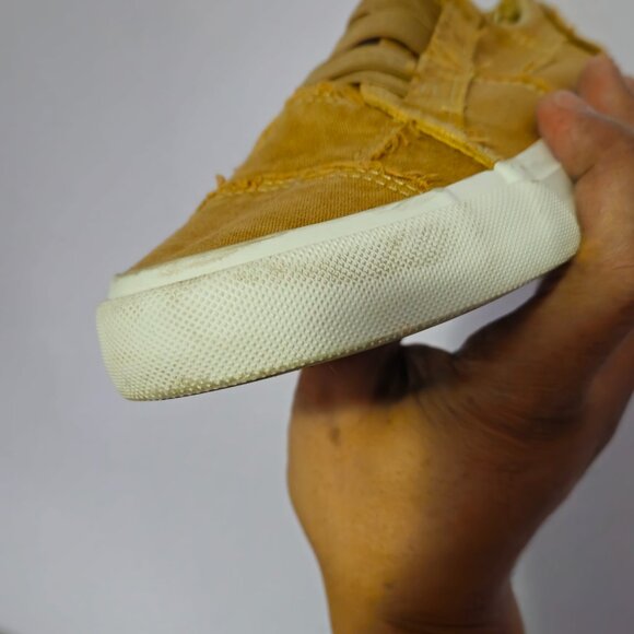 Blowfish Malibu Marley women's Slip On shoes Sunrise Color Washed Canvas sz 8.5 - Picture 9 of 12